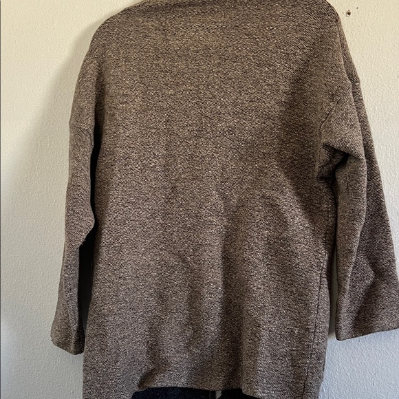 MARC AUREL VITAGE Brown Knit Button-Up Blazer - Picture 3 of 8